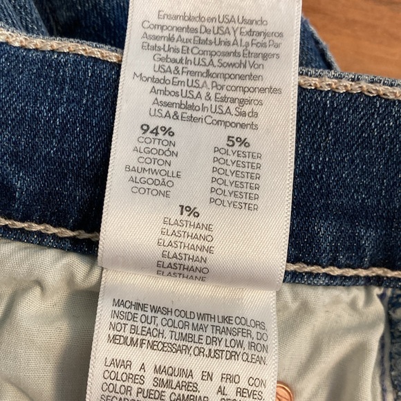 MOTHER DENIM/ The Stunner Zip Ankle Step Fray/ Walking On Coals/ Stretch Denim - Picture 12 of 16